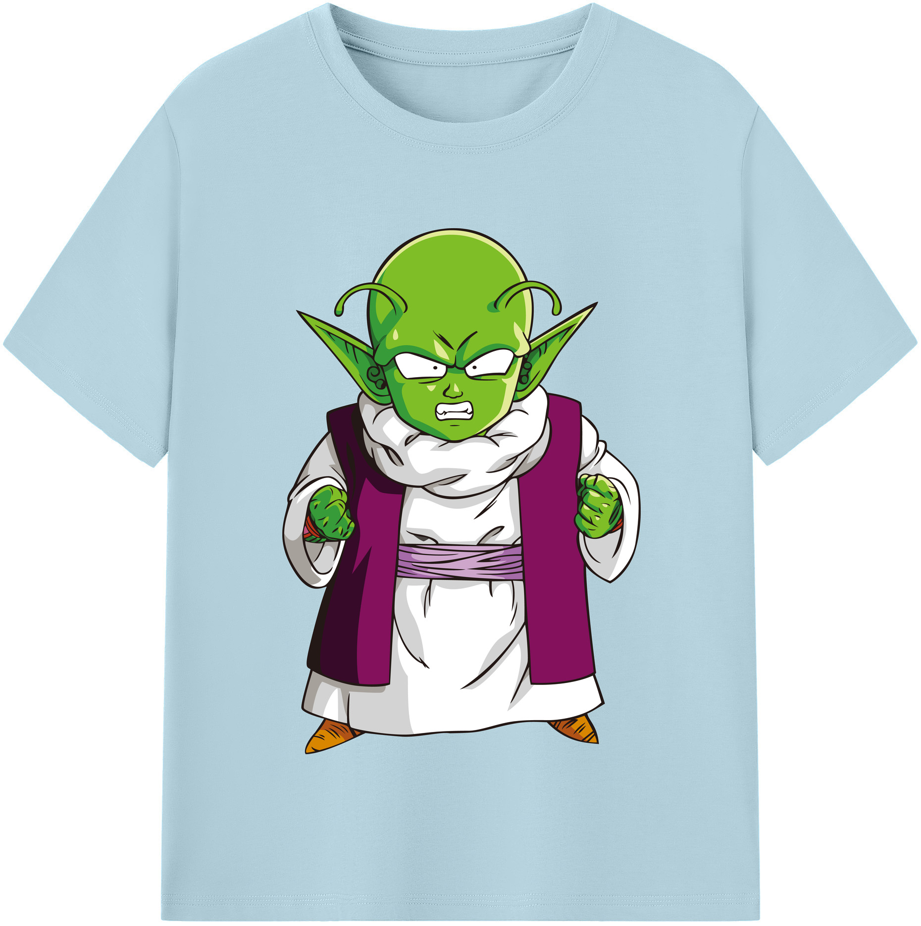 （画像用） ドラゴンボール ピッコロ DRAGON BALL Piccolo 綿100％半袖Tシャツ（フロントプリント）